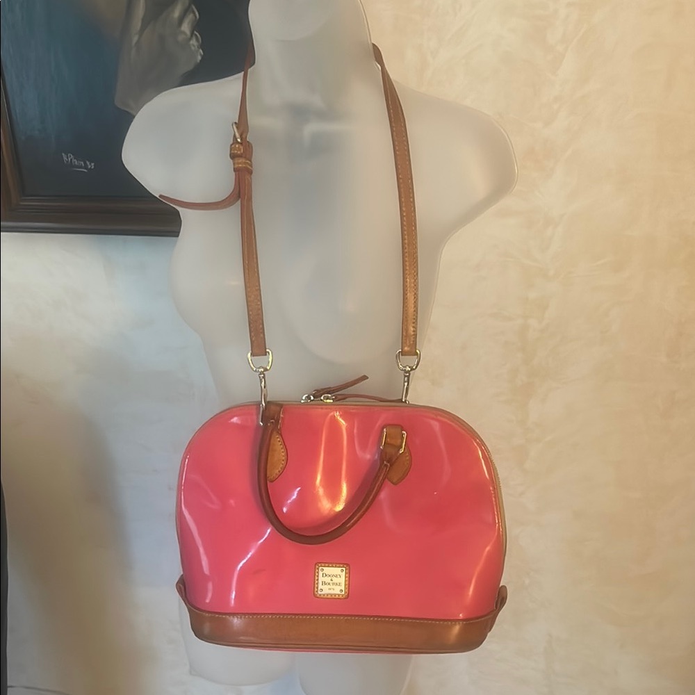 Dooney & Bourke Pink and Brown Women's Bag